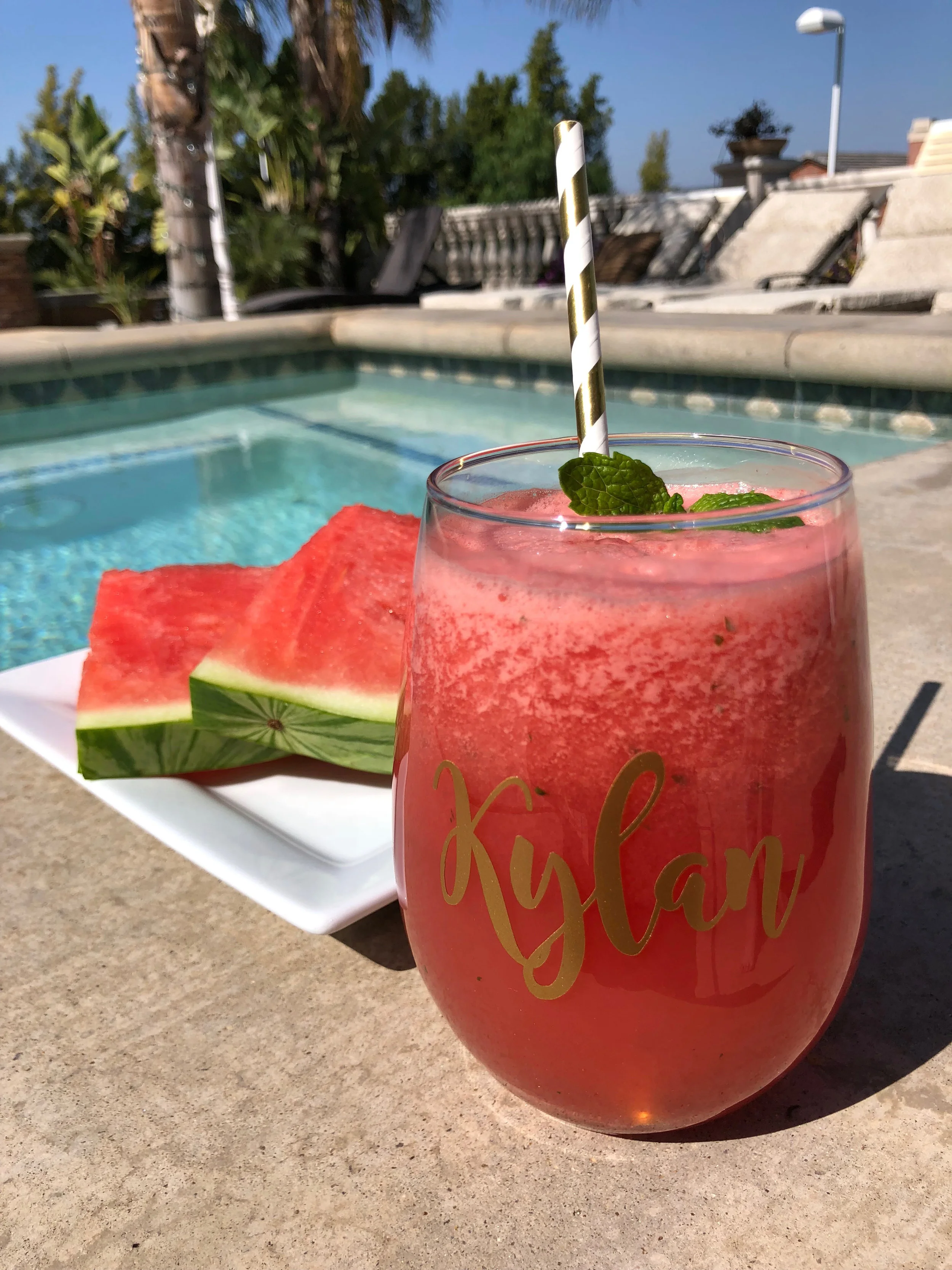 Refreshing Frozen Watermelon Lemonade