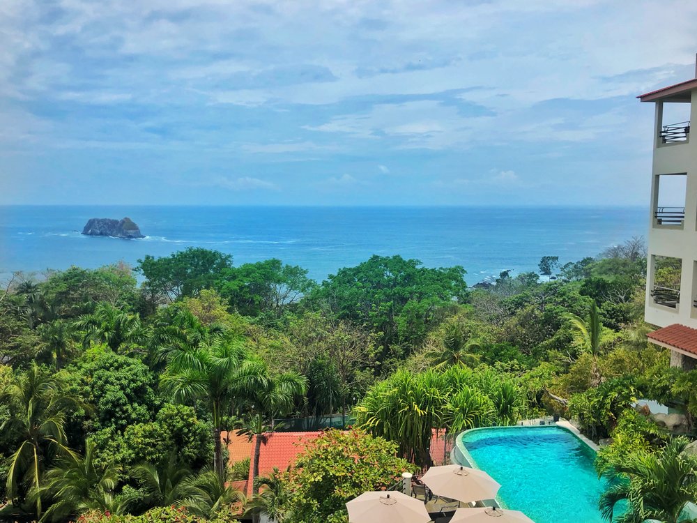 View from my balcony In Costa Rica