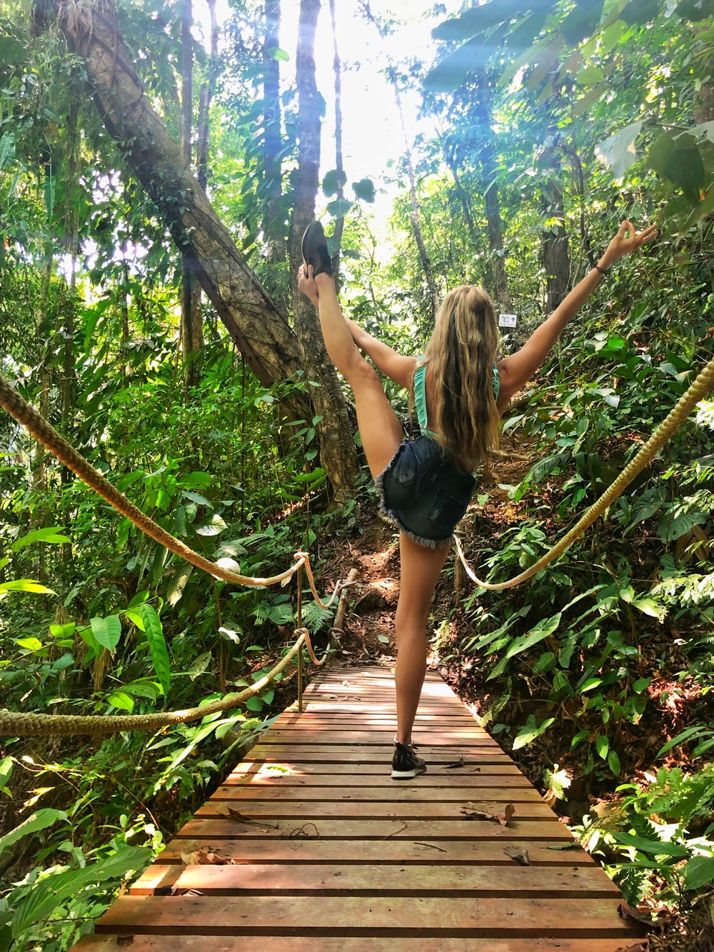 Yoga on a Bridge in Costa Rica: Vista Celestial 
