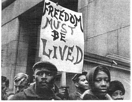 School boycott, Chicago, 1964 / Photo by Marion Palfi