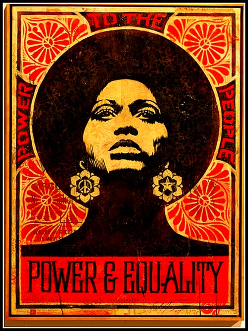 Power & Equality by Shepard Fairey, 2007