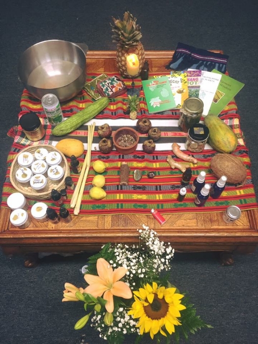 Altar at Philippine Folk and Herbal Medicine Workshop / NYC, April 2017