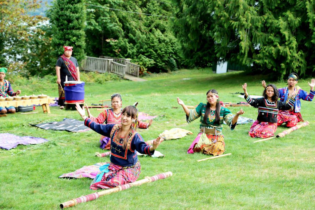 "Butterflies in Spirit is 'a dance troupe made up of mostly family members of Missing and Murdered Indigenous Women that raises awareness of violence against Indigenous womxn and girls across Canada. During and prior to the conference, Butterflies in Spirit collaborated with the Kathara Philippine Indigenous Dance Collective in a fusion of contemporary hiphop with traditional dance choreographed by PowWow dancer Madelaine McCallum." - Shaina Agbayani / Center for Babaylan Studies conference, 2016 / Photo: Maileen Hamto