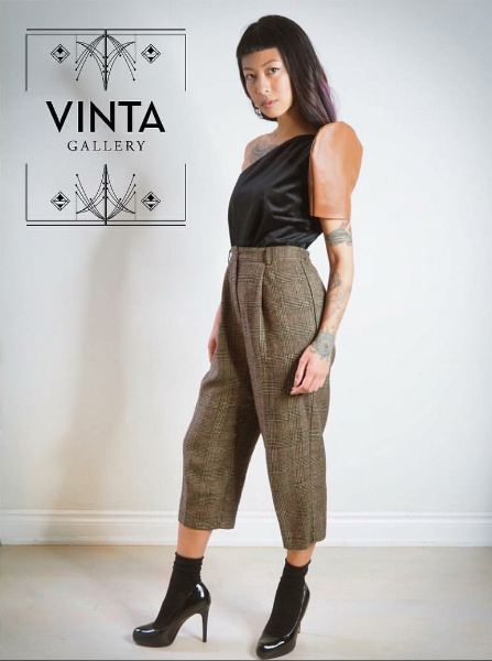 "Asymmetrical Terno Top" from VINTA's Fall 2017 Collection