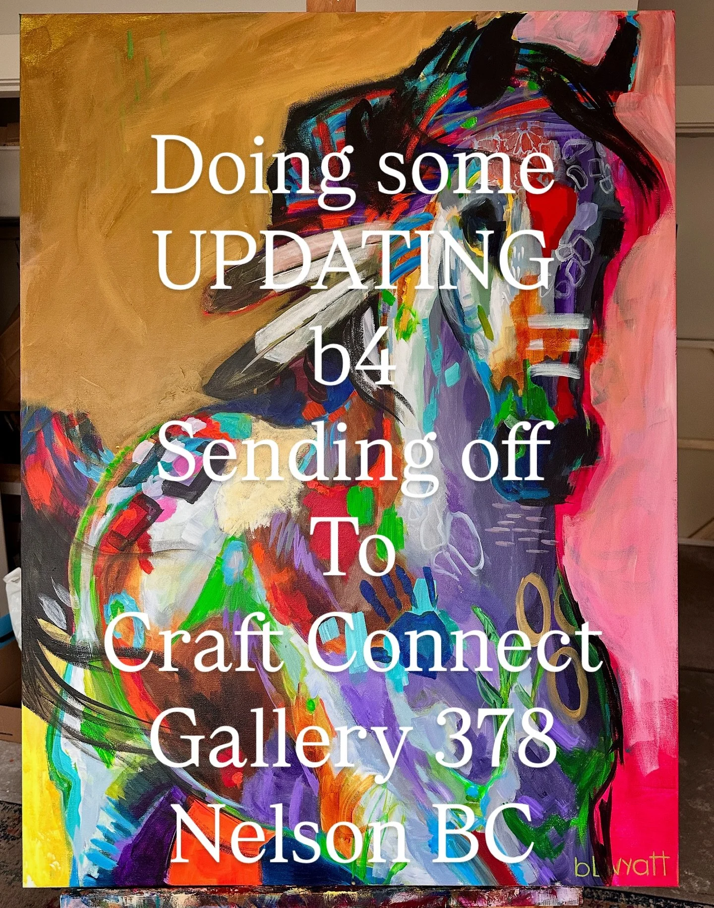 Sometimes when things sit around a while they call out. 
Sometimes you evolve and change, hopefully anyway. 
I know time is flying because many of the things in my pantry expired in 2023. lol 
I&rsquo;m long overdue at getting some new work off to my