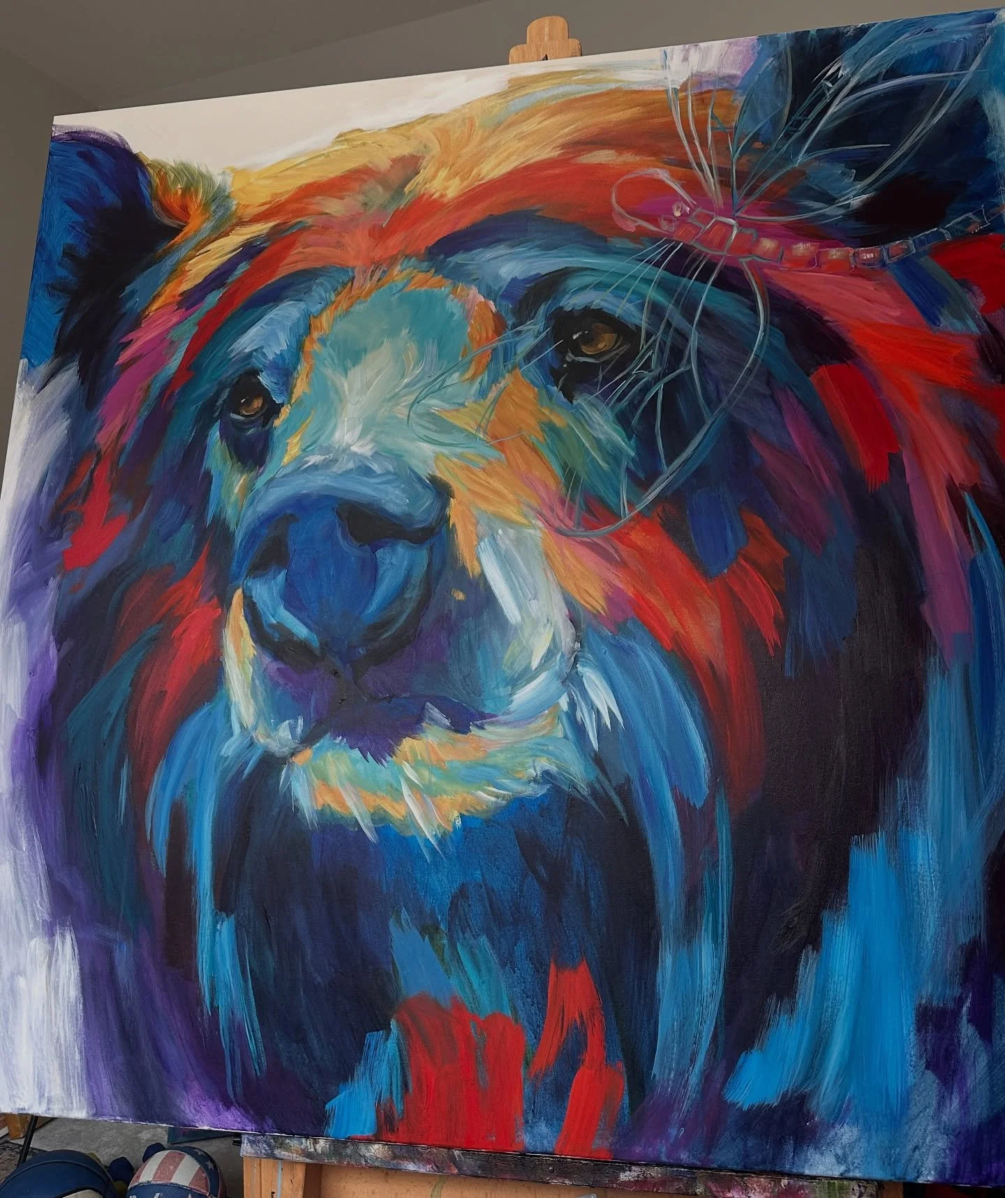 Well I almost managed to finish this&hellip;.
I want to take moment to explain why I don&rsquo;t often due process videos. 
Your painting is being made by a human with fluctuating hormones in a small space including an aquarium that would compare to 