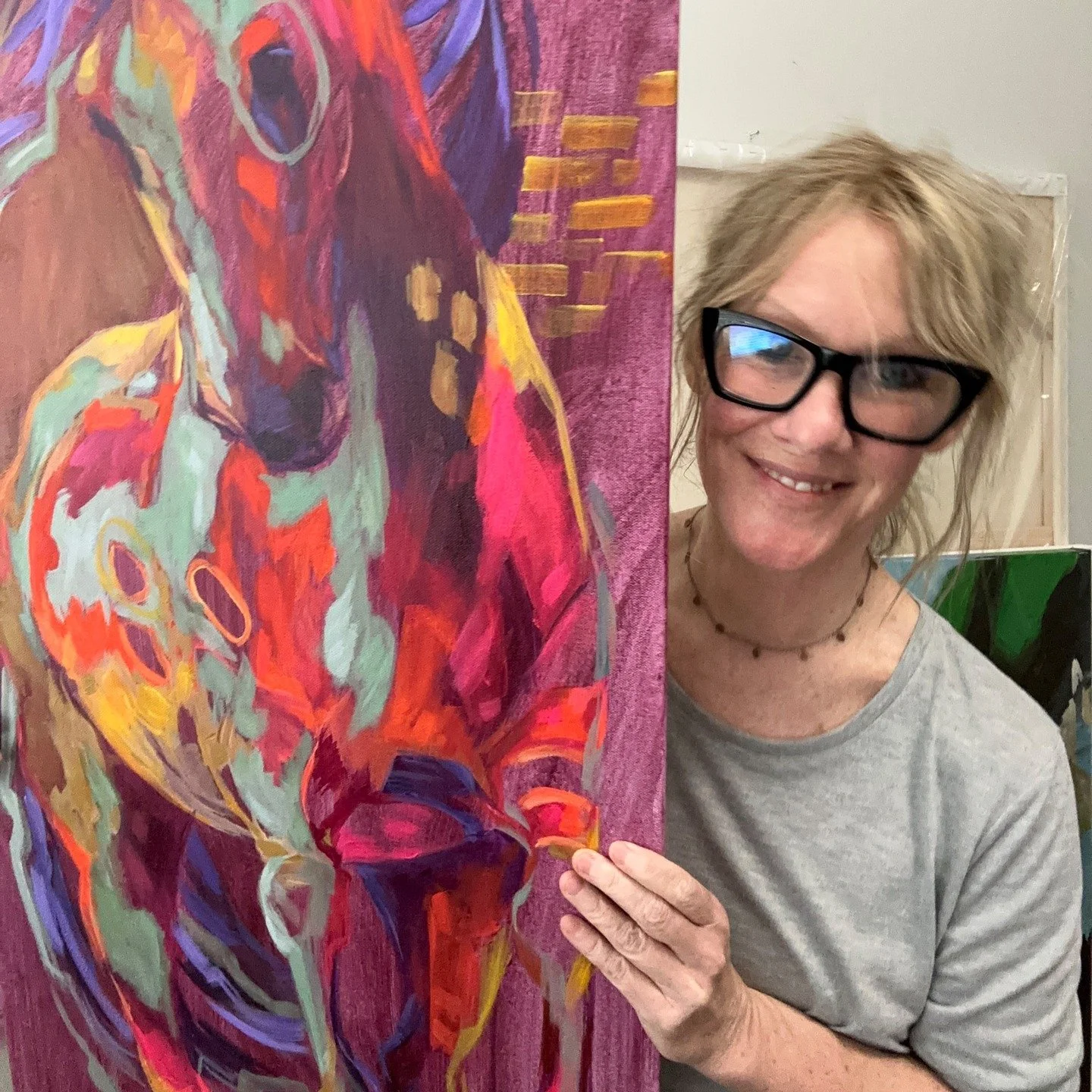 Toxic trait 243-Whenever I feel anxious I immediately go get another coffee and scroll through the worst news imaginable. 🫣
This week I managed to get a couple horses finished , I have 3 more also 40x16, they will stay with me a short time then make