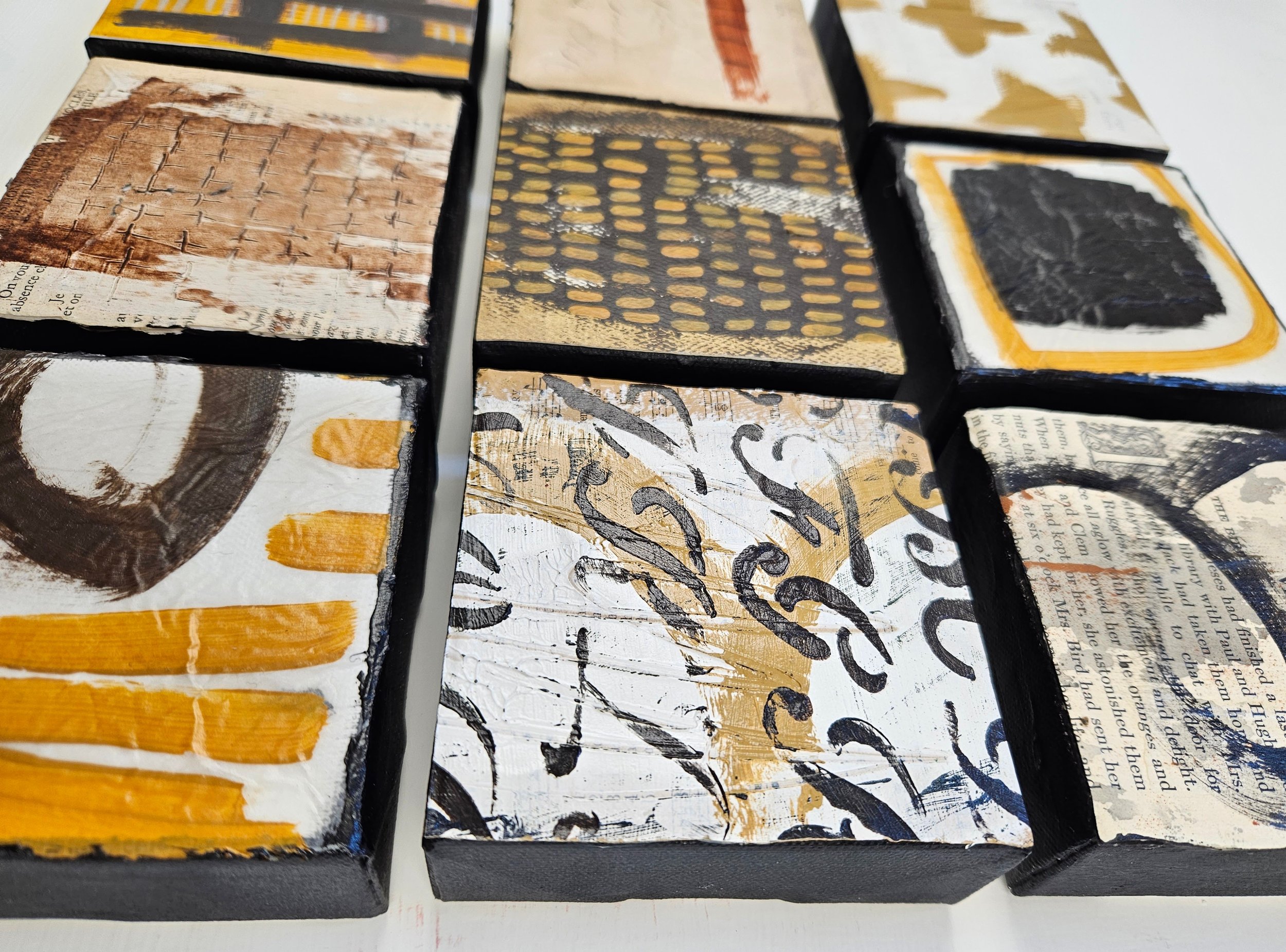 abstract artwork set