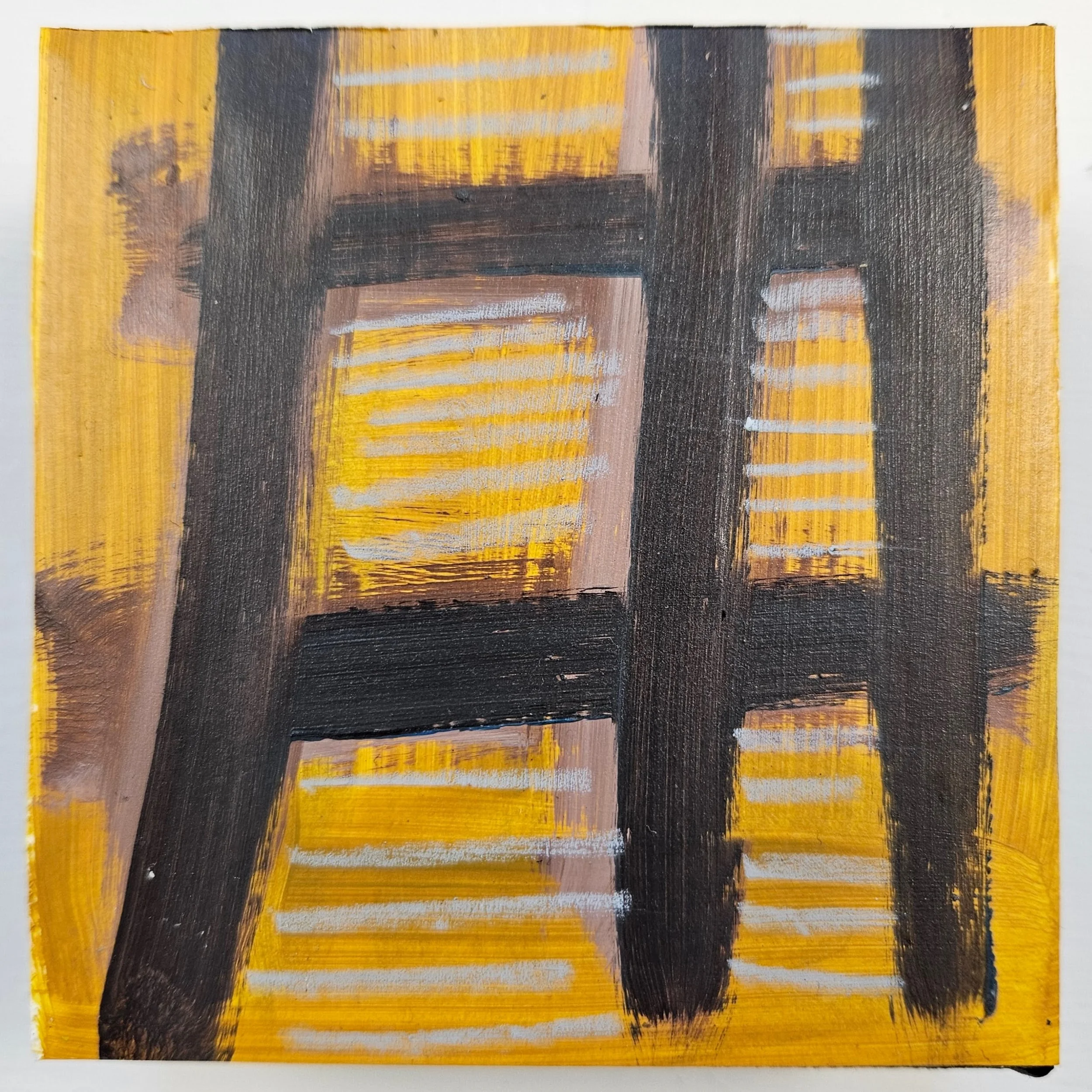 yellow interior decor artwork