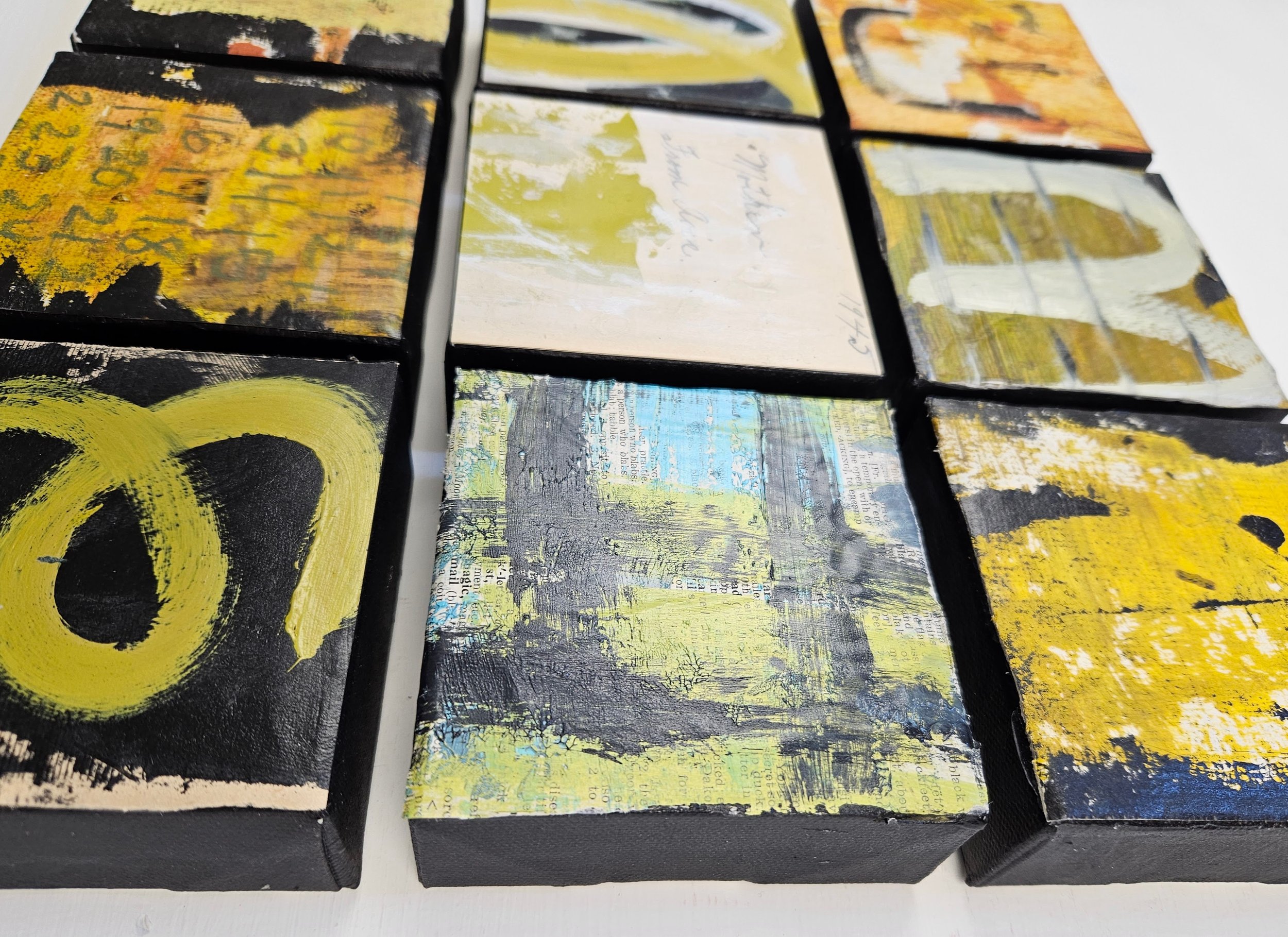 contemporary mini canvas set