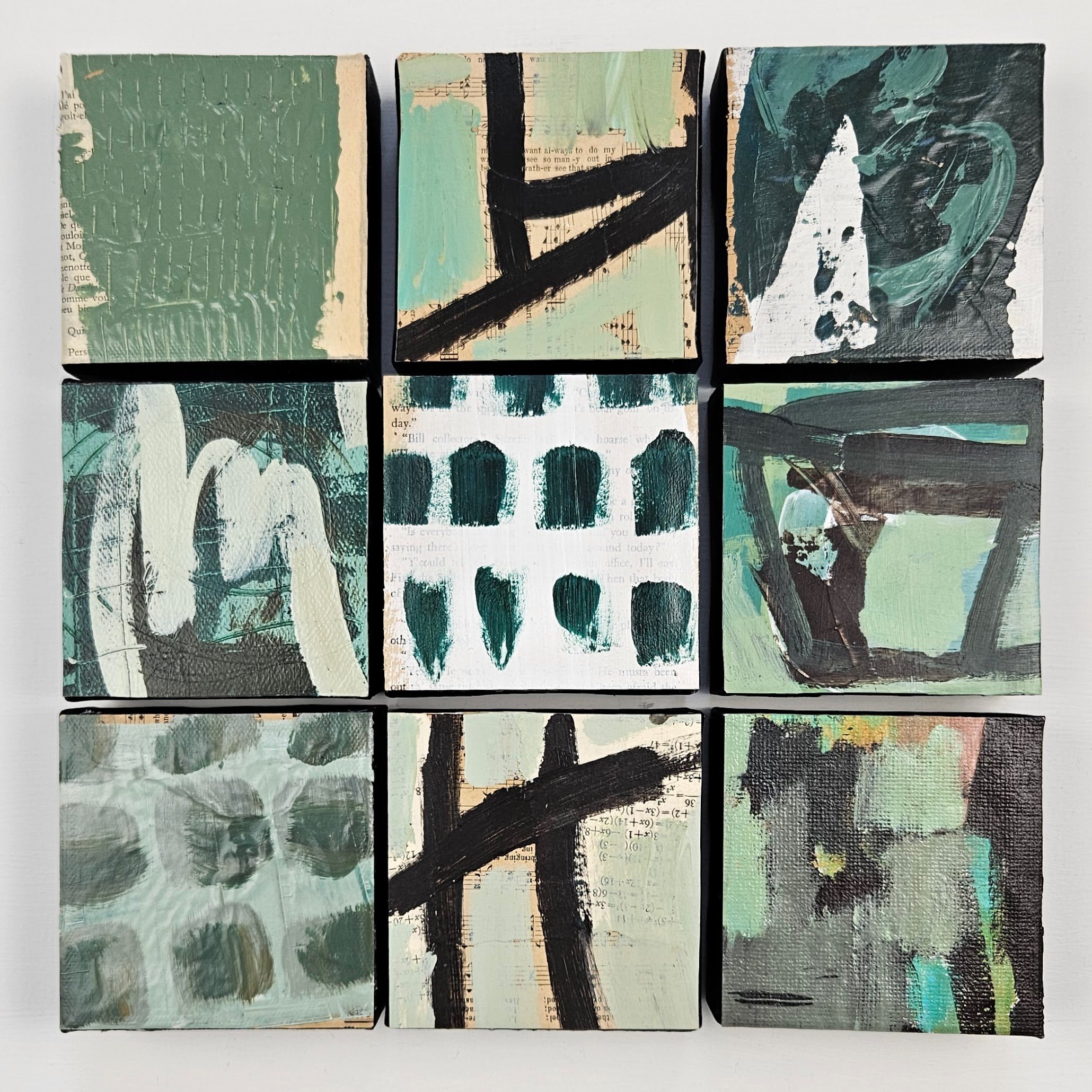 nine green original mini canvas