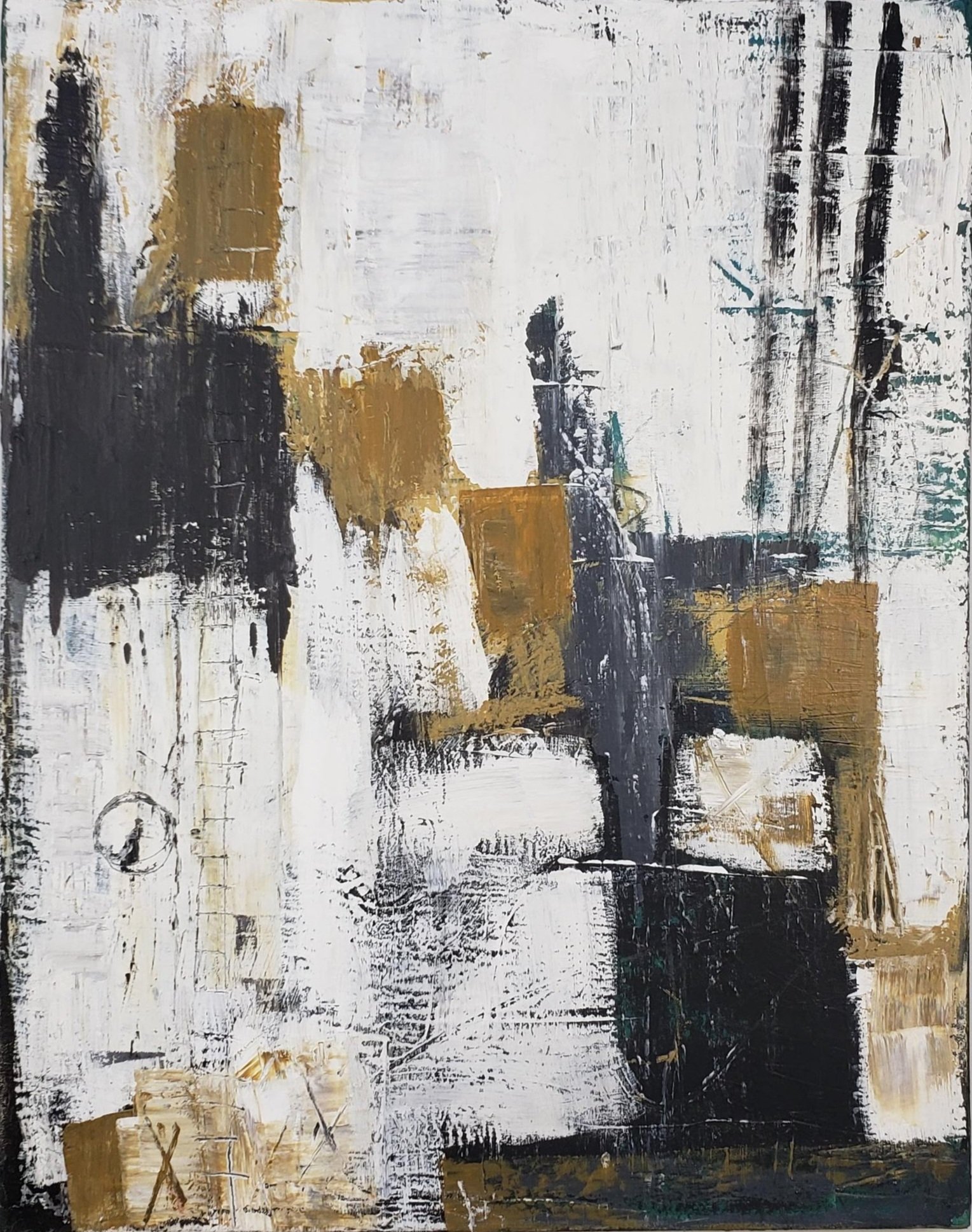 abstract neutral artwork