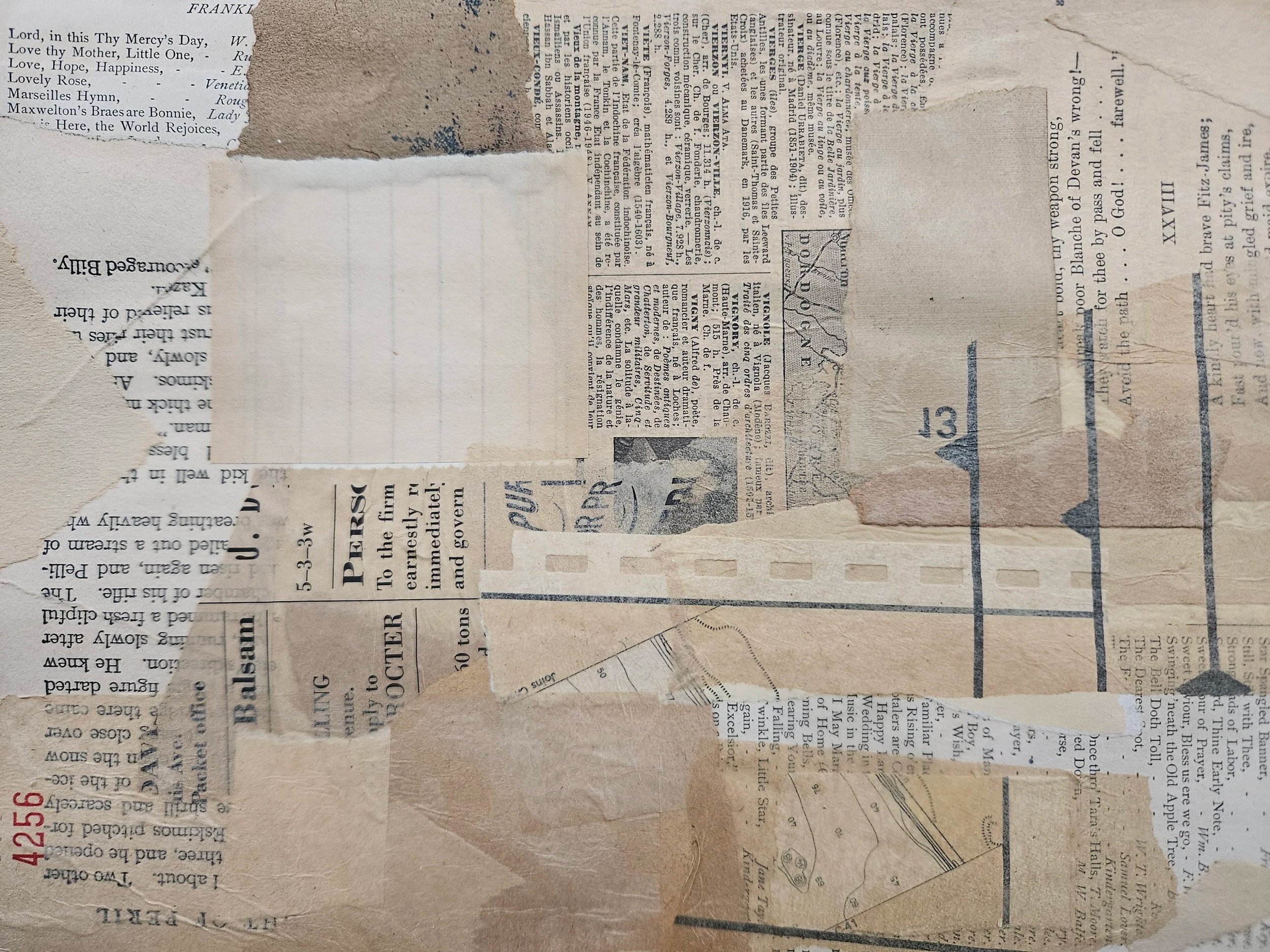 Printable Collage Paper #5