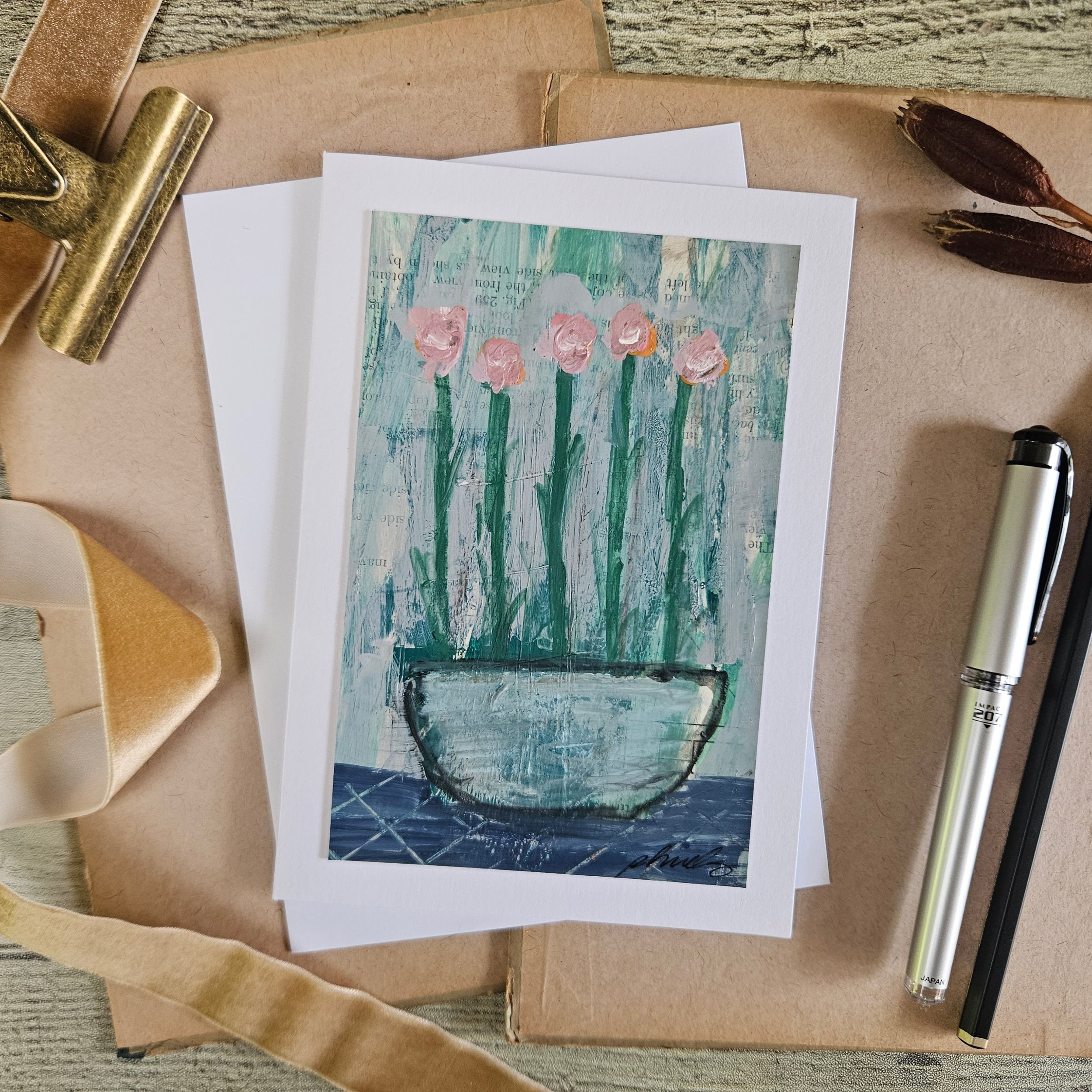 Flowers Card 203