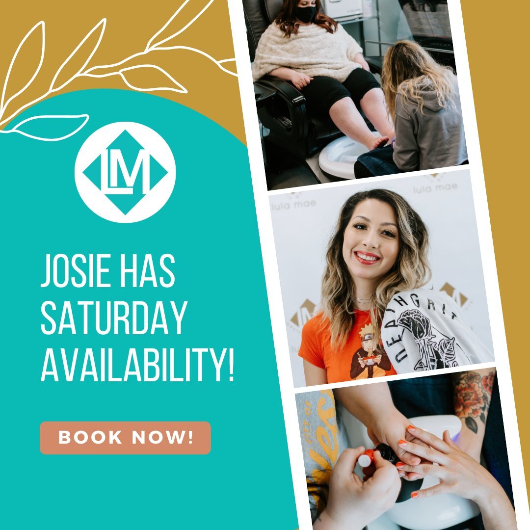 💙 Darlings, we have some great news! Josie is available on Saturdays! Book a manicure, pedicure, lash appointment or massage with Josie starting THIS Saturday!! 

#bestofmke #mkenails #mkespa