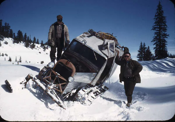 Snowmobile-tippingOver 2-13-1949.jpg