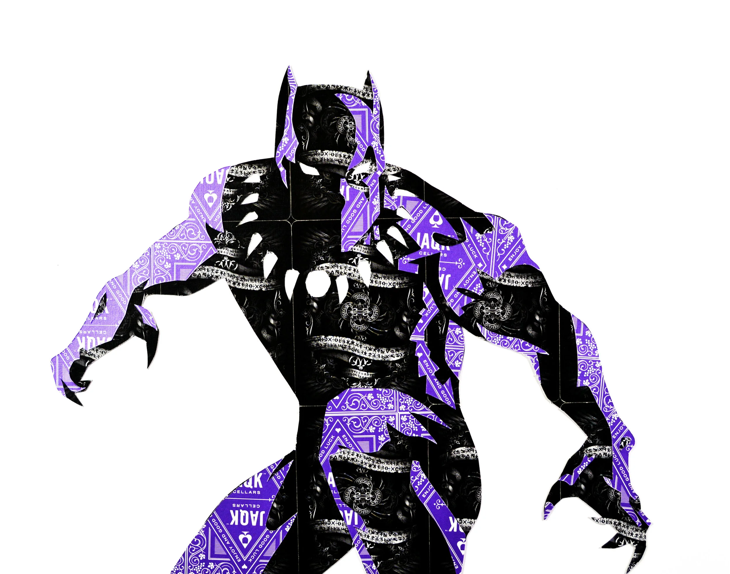 Black Panther CardArt Print