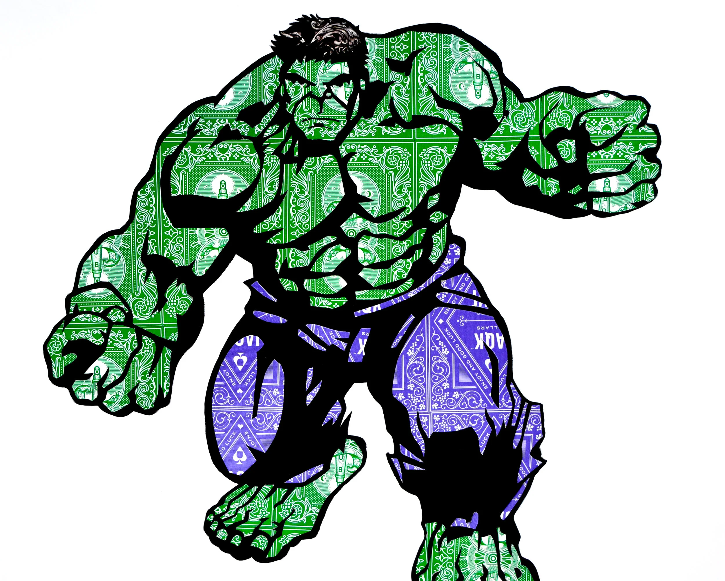 Hulk CardArt Print
