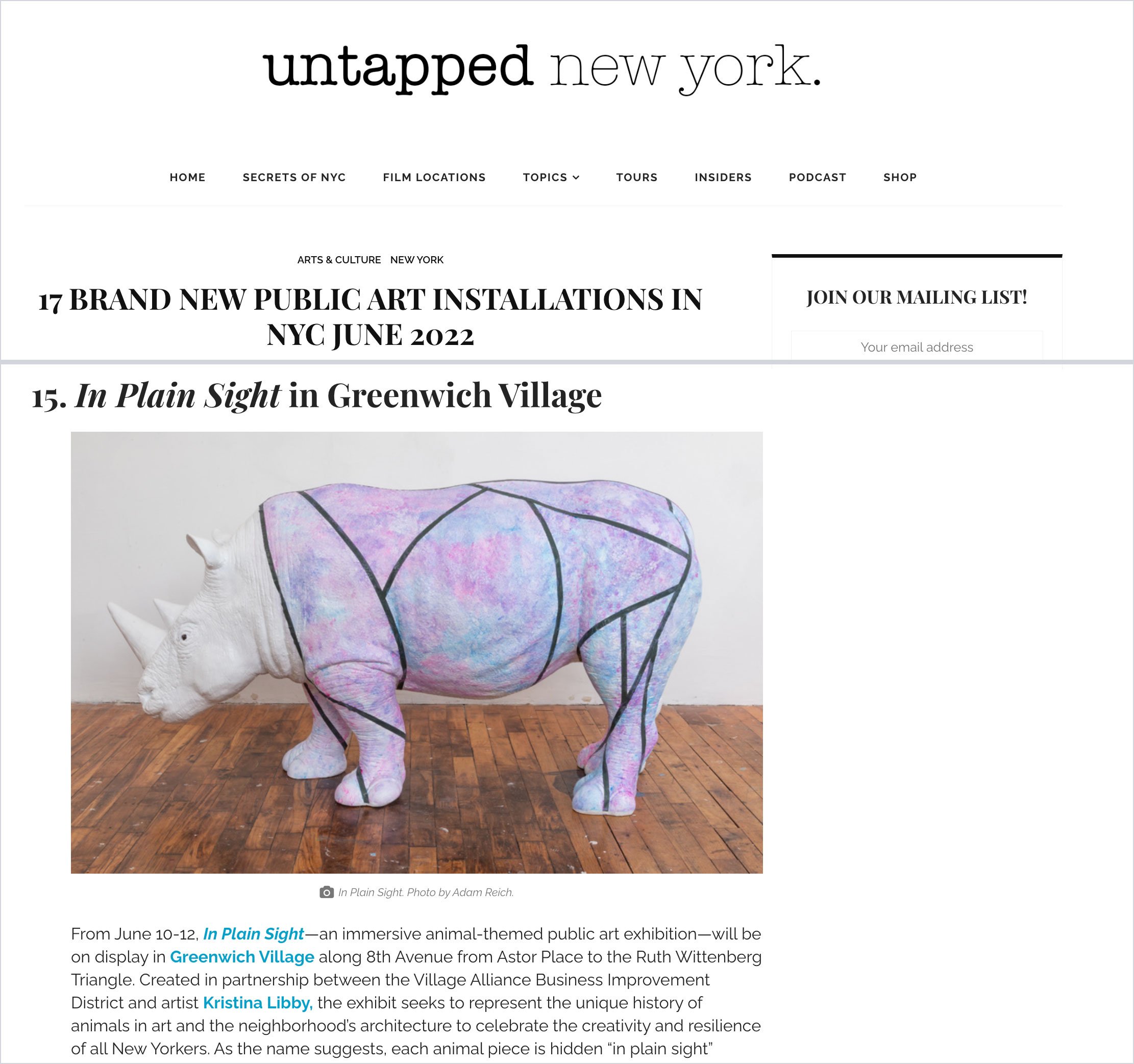 Untapped Cities: NY