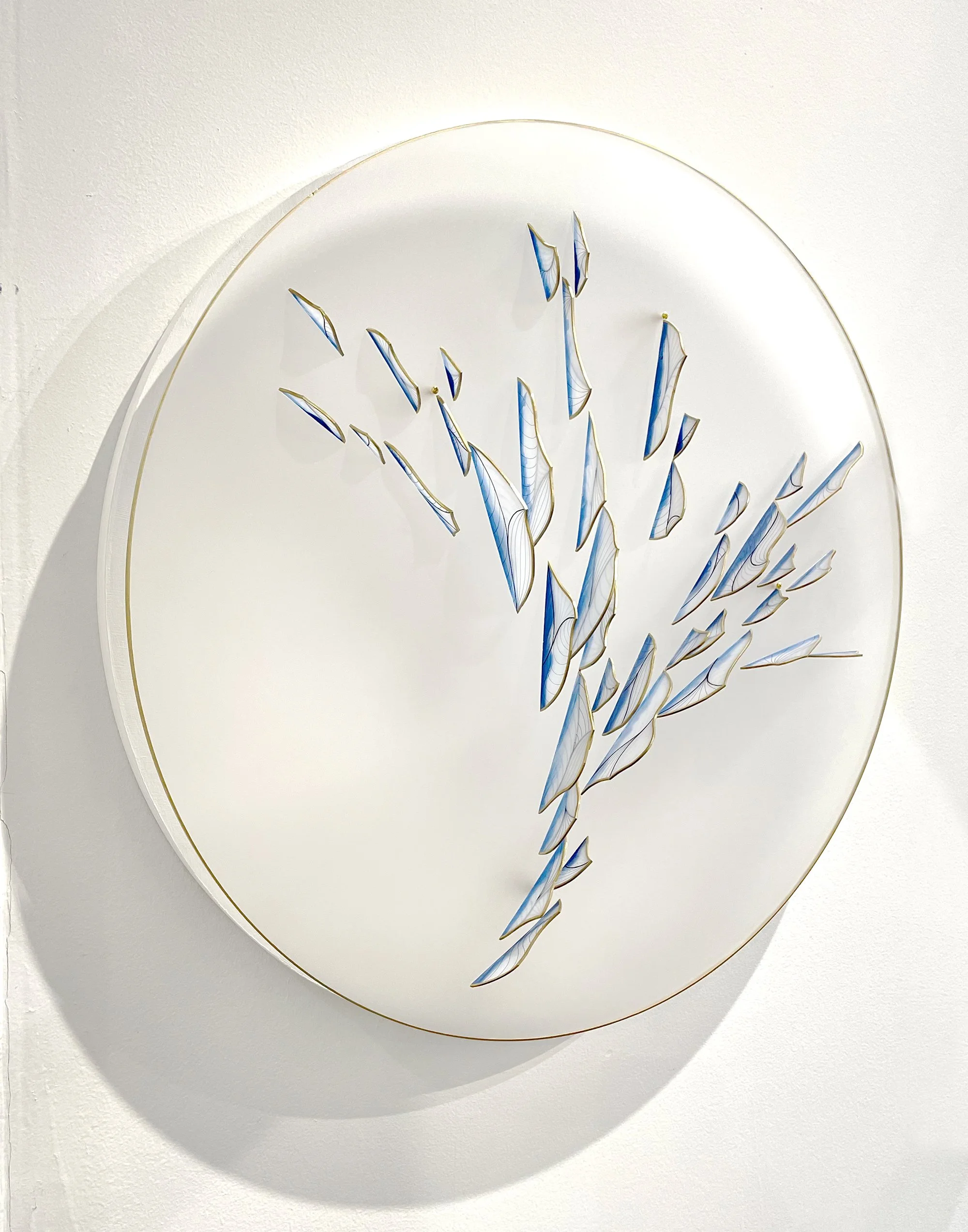 Blue Dispersion Double Round