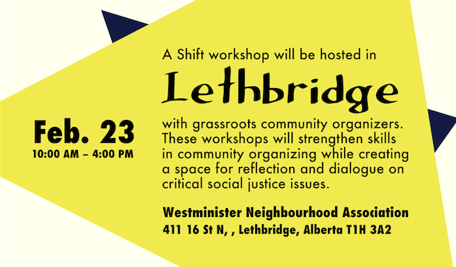 Shift 2019 Lethbridge: A People's Agenda