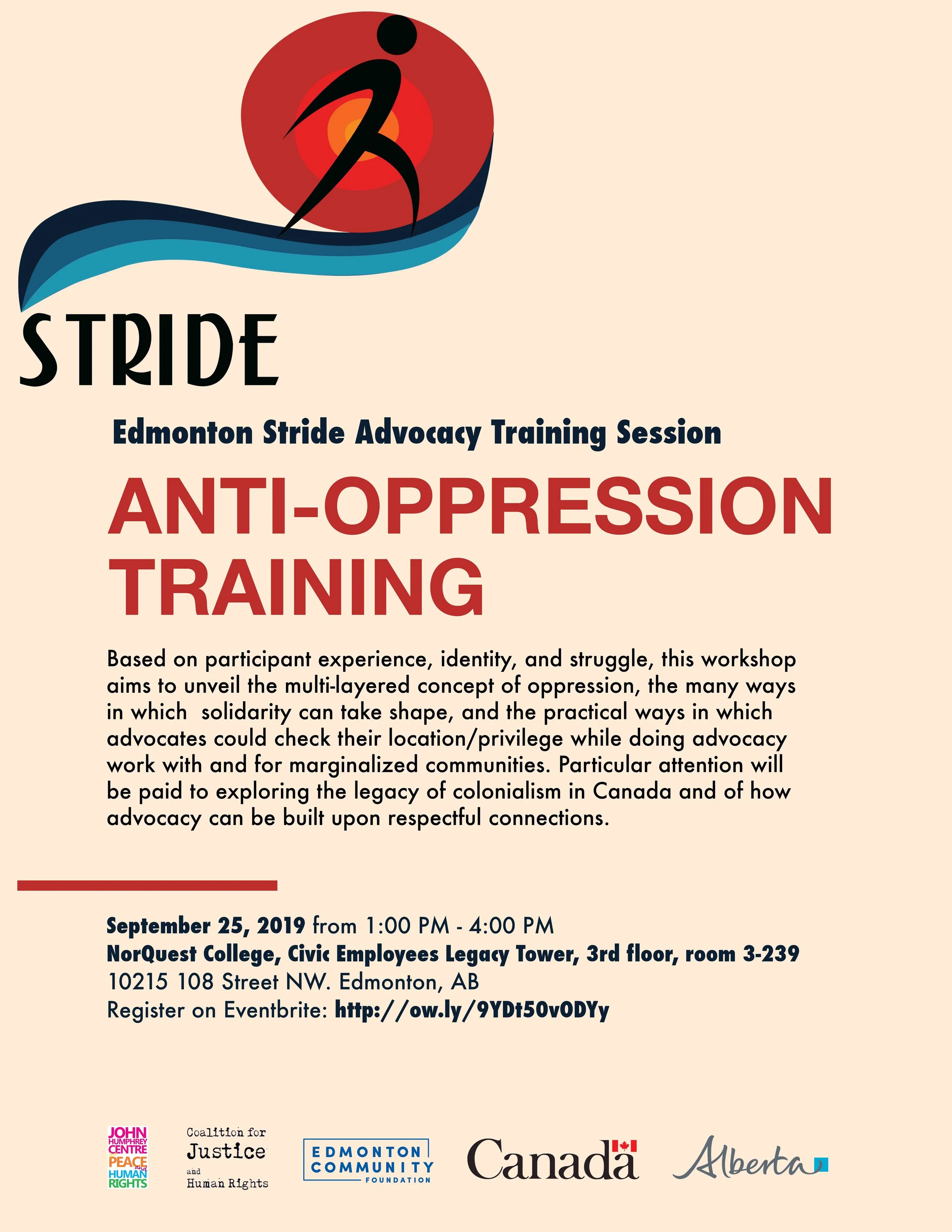 Stride Edmonton: Anti-Oppression Training