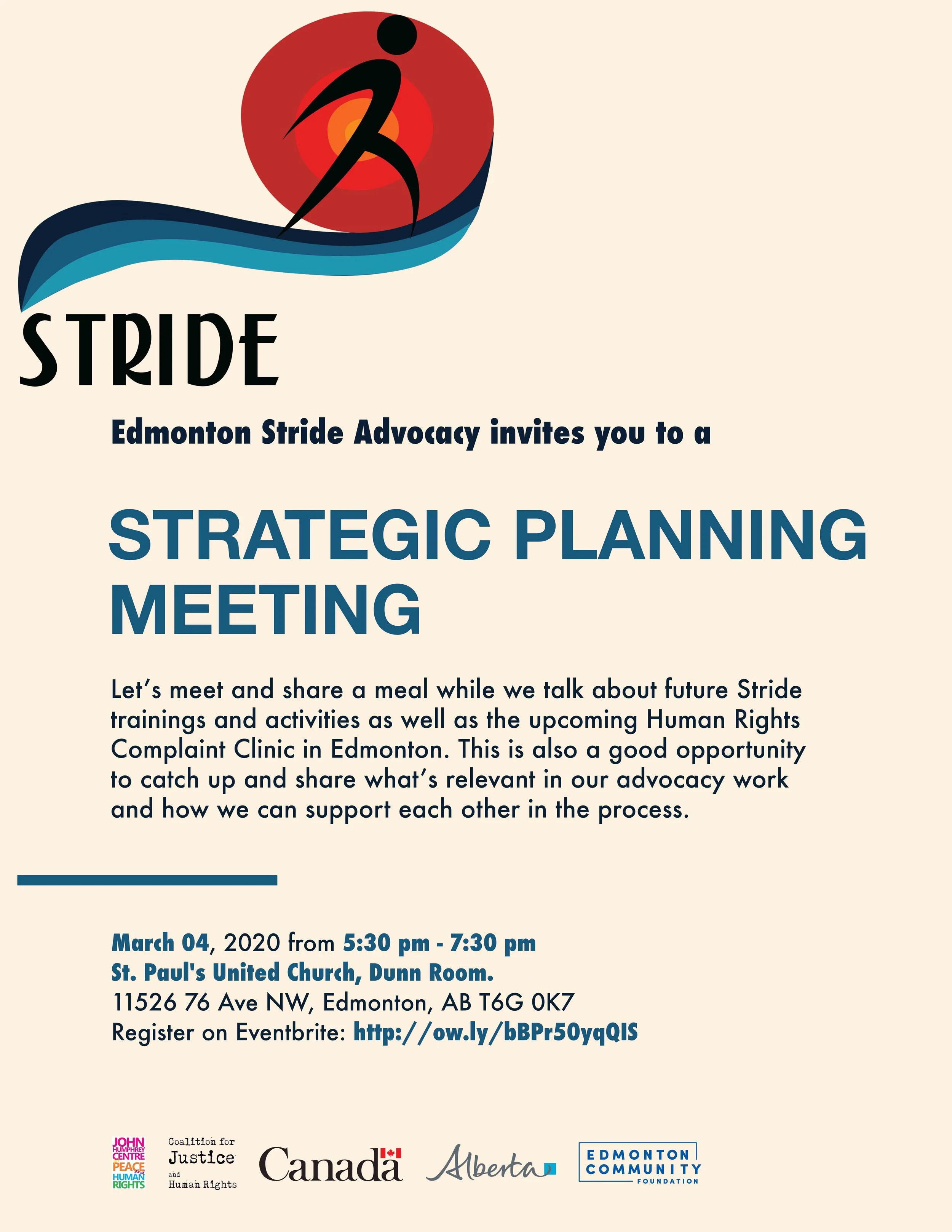 Stride Edmonton: Strategic Planning Meeting