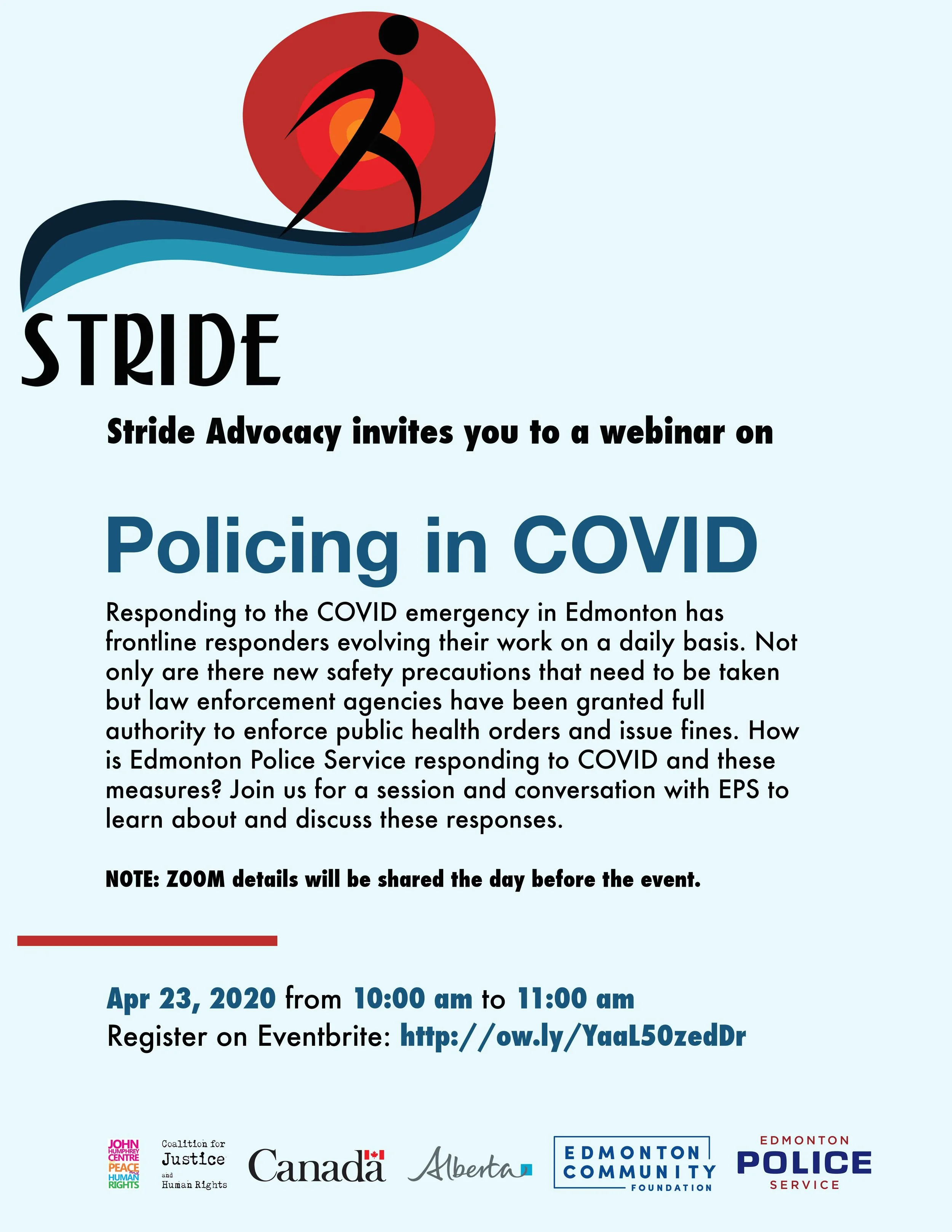 Stride Advocacy: Policing in COVID