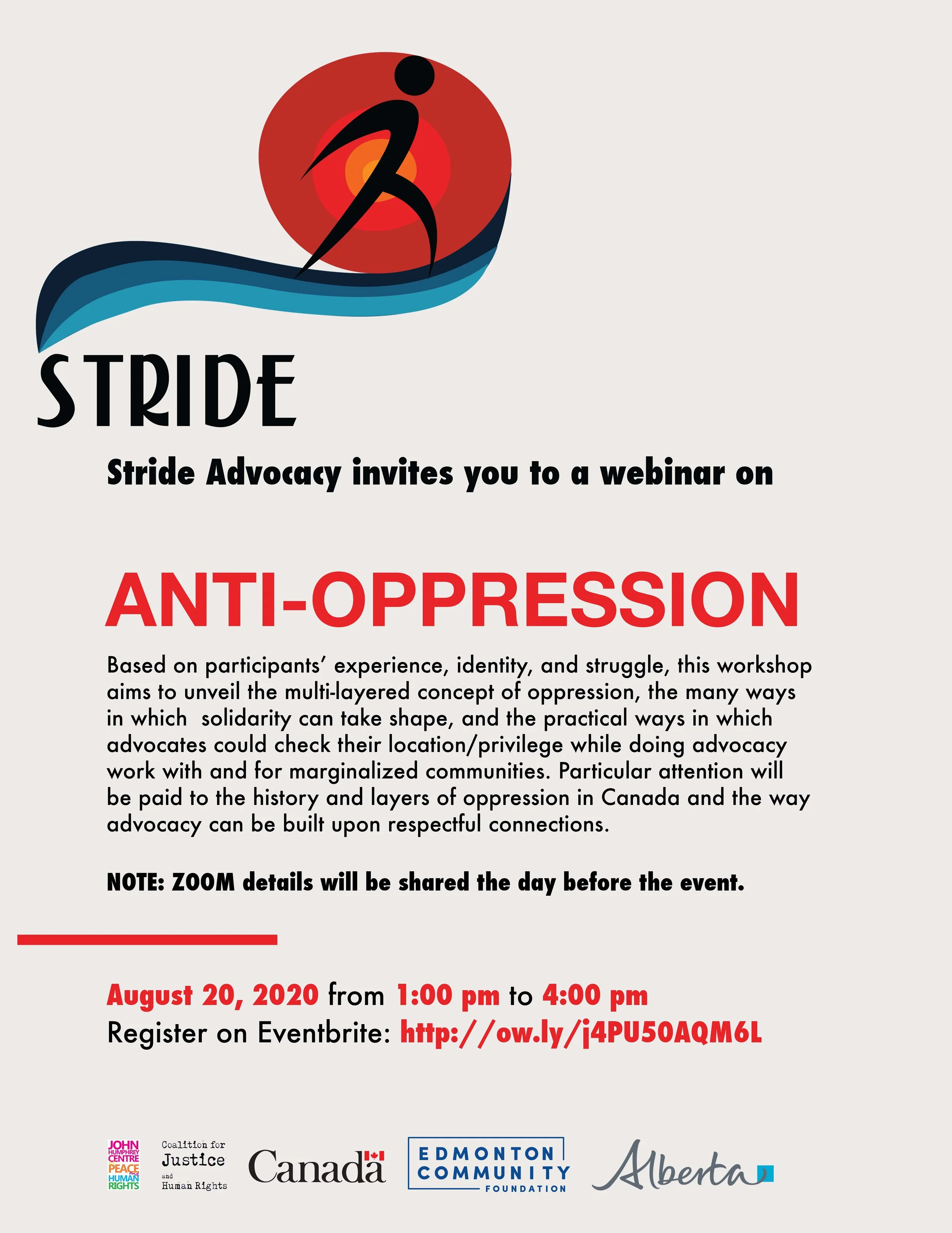 Stride Training: Anti-Oppression