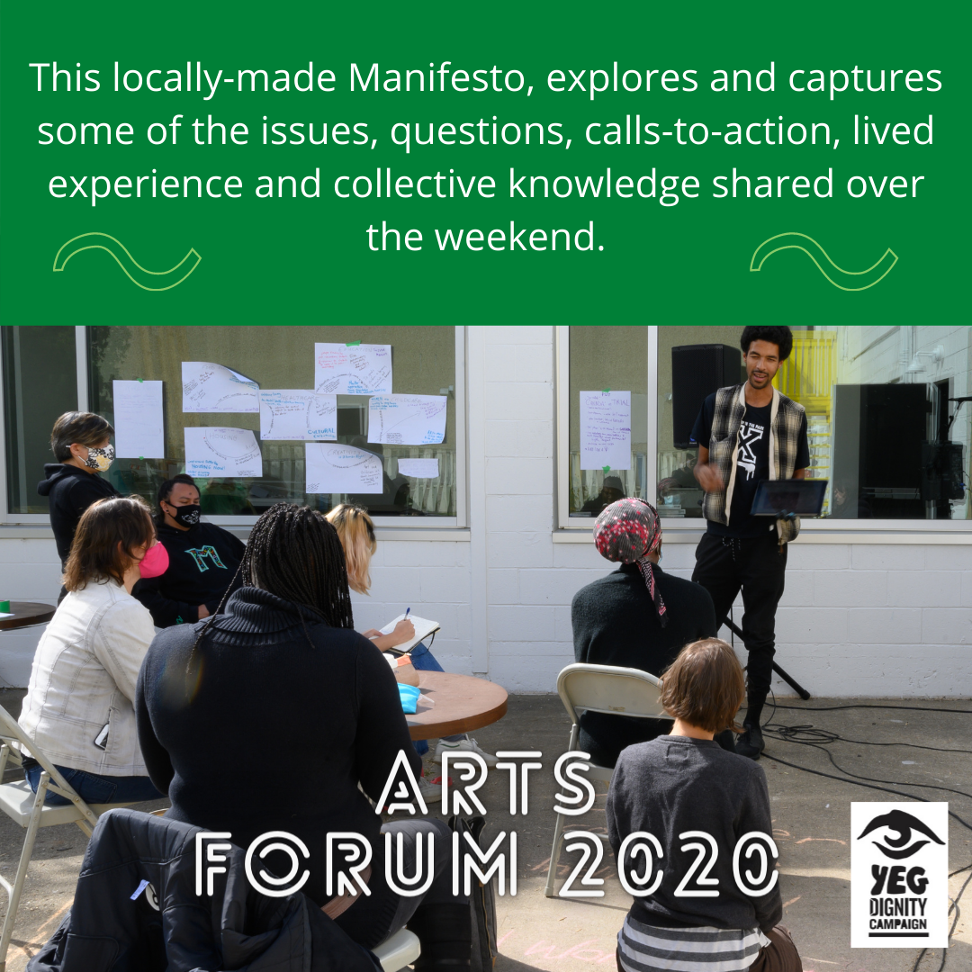 Here is our community made Manifesto