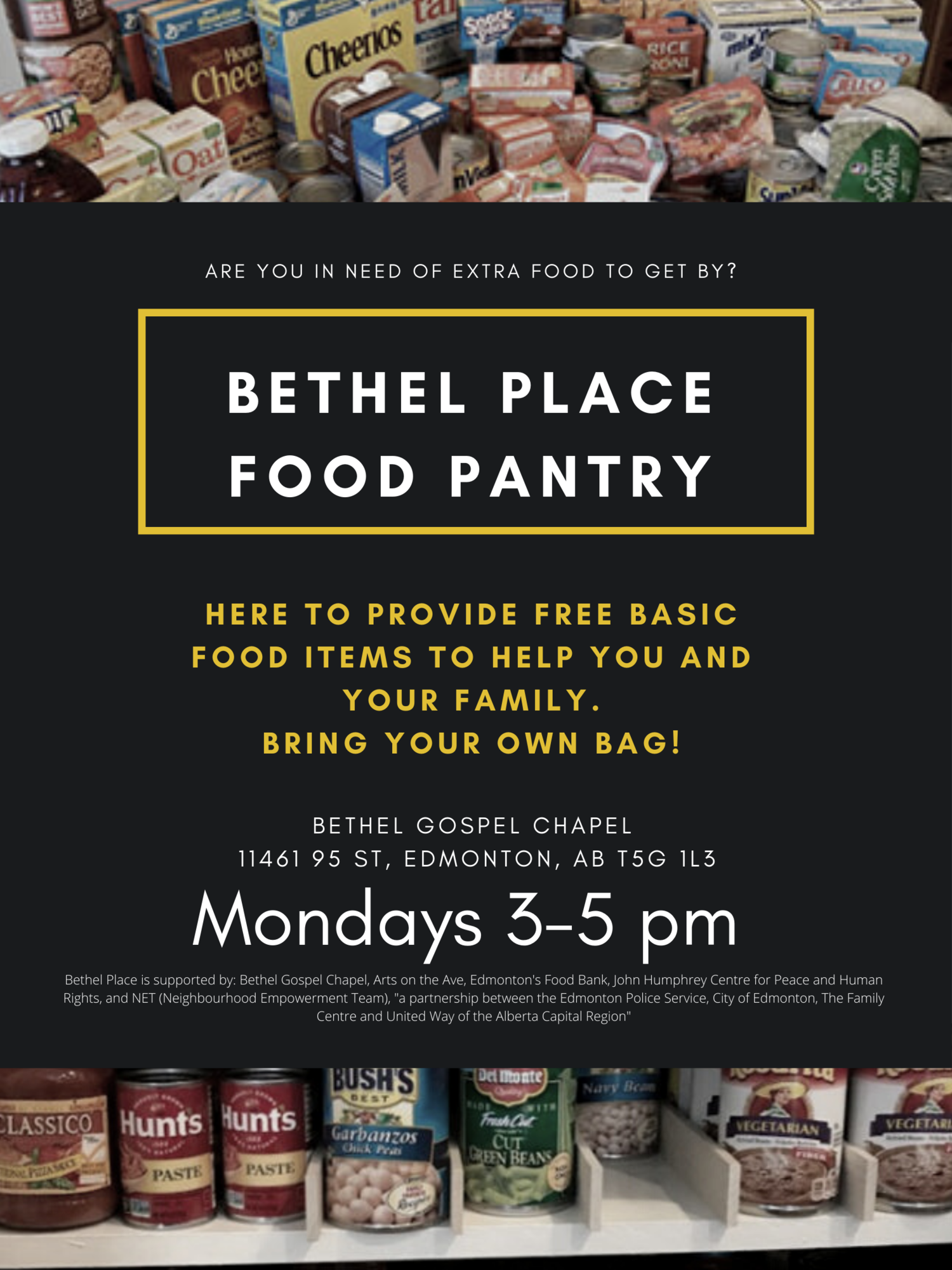 Bethel Place Food Pantry