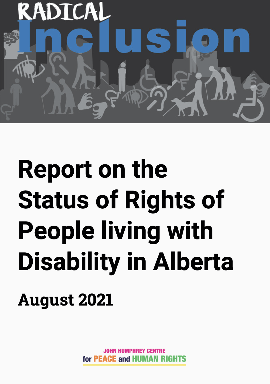 News Release: Radical Inclusion Report 