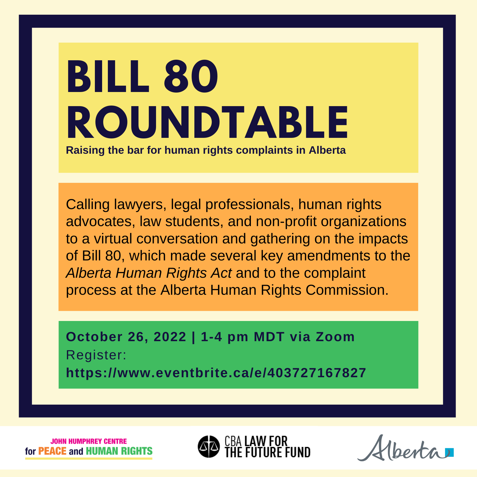 Bill 80 Round Table Talk