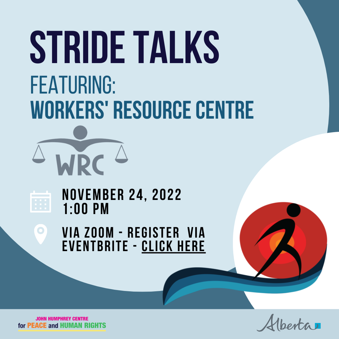 Stride Talks: Workers Resource Centre