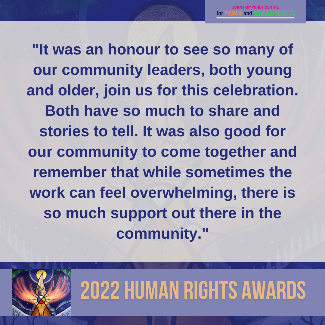 A Reflection on the 2022 Human Rights Awards