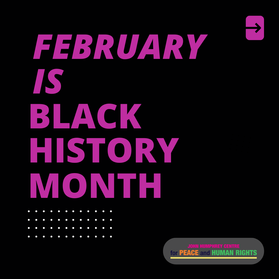 February is Black History Month 