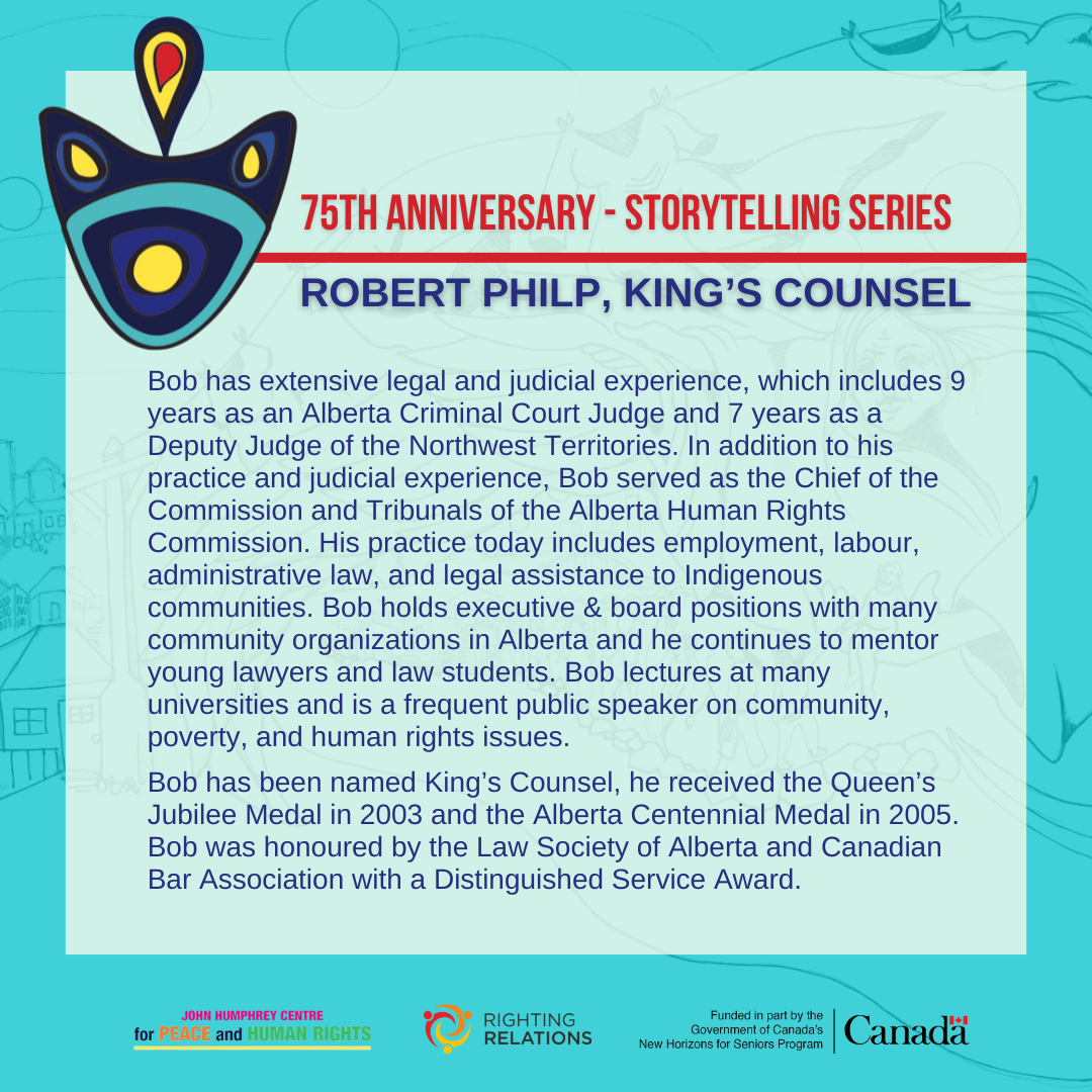 Stories of Resilience with Robert Philp — John Humphrey Centre for ...