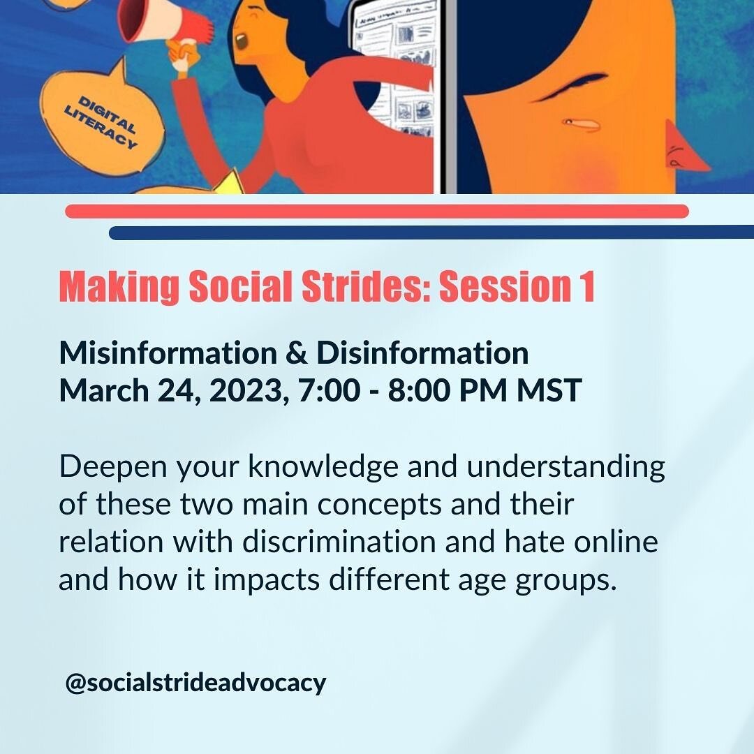Join us for the Making Social Strides conference on digital literacy. The session &lsquo;Misinformation and Disinformation&rsquo; will deepen our knowledge and understanding of how people of different backgrounds are affected and explore ways to prev