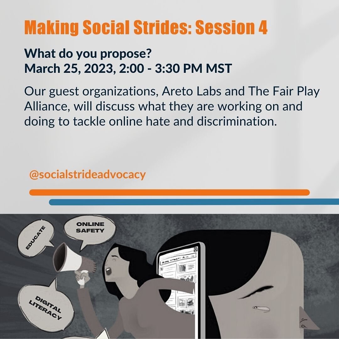 Join us for the Making Social Strides conference. The session &lsquo;What do you propose?&rsquo; will feature two Canadian organizations already working to combat online hate, discrimination, and mis/disinformation

➡️ RSVP link in our bio ⬅️