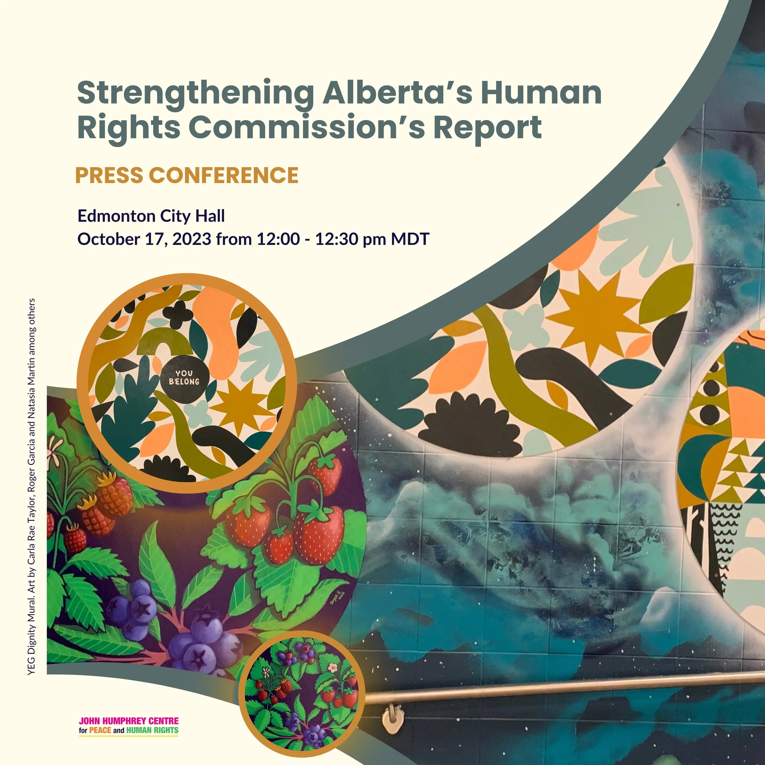 Press Conference - Strengthening Alberta’s Human Rights Commission
