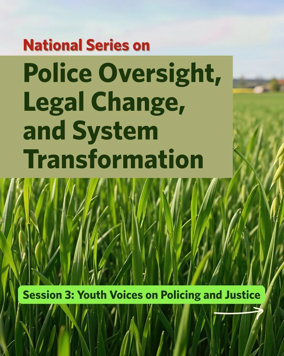 National Series on Police Oversight, Legal Change, and System Transformation