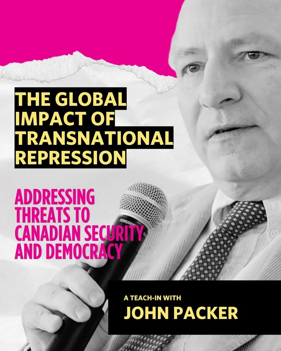 Teach-in with Professor John Packer