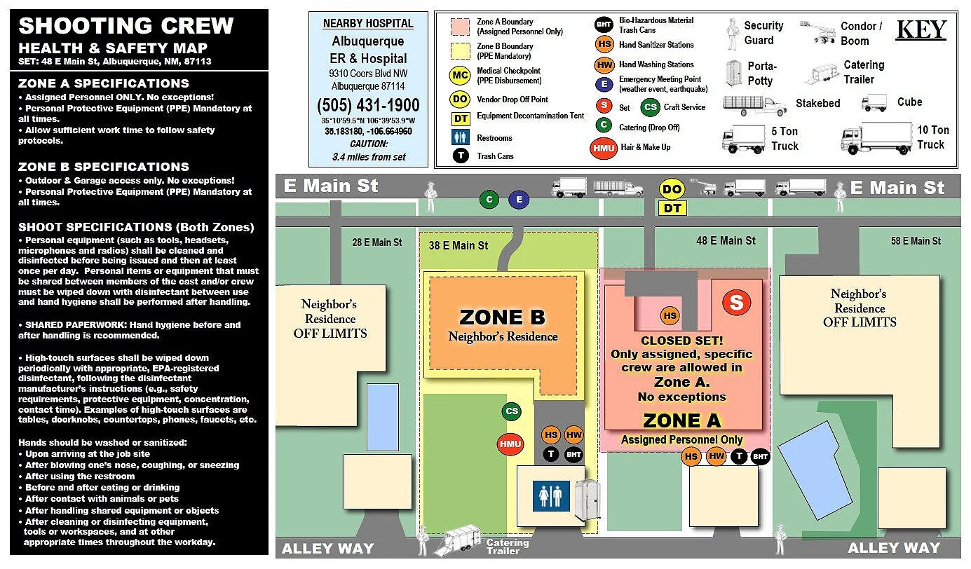 Health & Safety Maps — Park As Directed