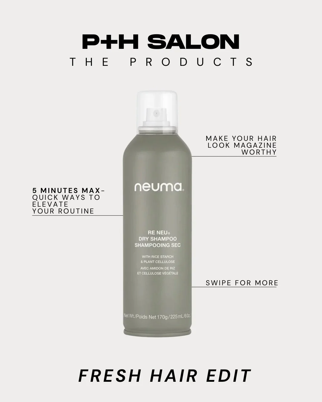 Want a quick way to refresh your hair routine?
Swipe through for some easy tips + tricks ⏭️

Just a few of the goodies we carry in-salon ✨
Each line has everything you need to keep your hair looking fresh &mdash; and yes, we now have dry shampoo for 