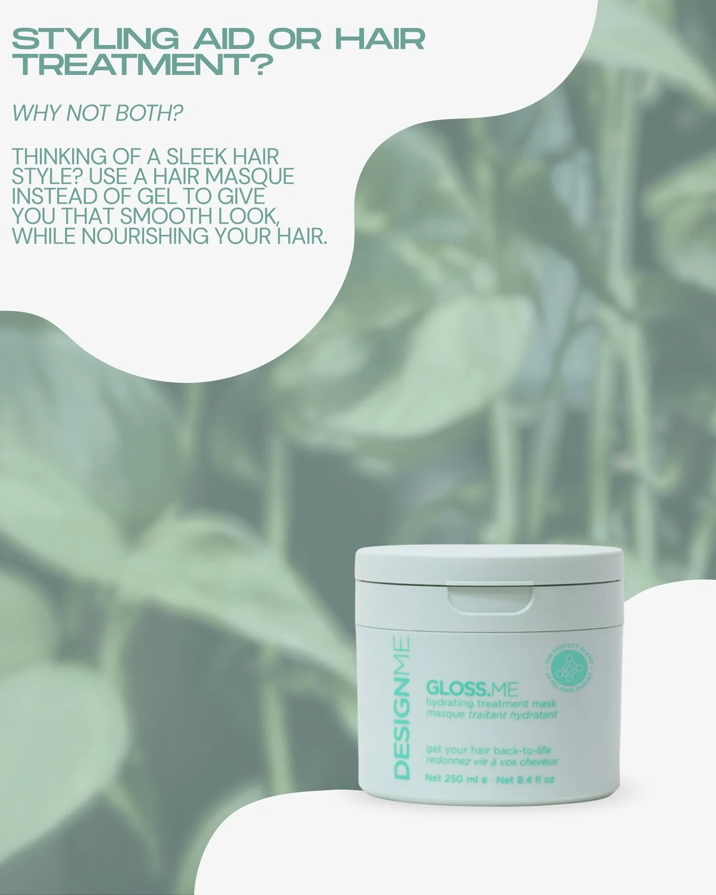 Styling tip from one of our very own 👀🧴

Thinking about doing a slicked-back look today? Do your hair a favour and add a treatment while you style. Whether it&rsquo;s something hydrating, nourishing, or just a little shine boost, your hair will tha