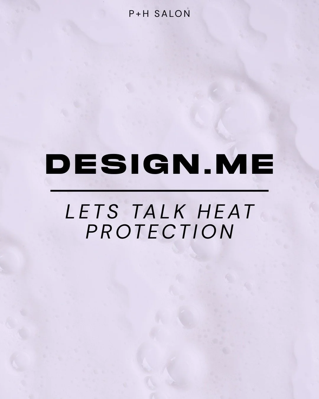 Design.Me understood the assignment: effortless hair, built-in protection 💁&zwj;♀️✨

Not every product in your routine needs to be another step. Some of our fav Design.Me staples come with heat protection already built in&mdash;so while you&rsquo;re