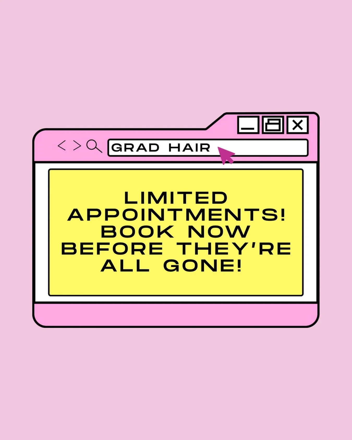 Grad season is coming up FAST 🎓✨

To everyone graduating this year &mdash; congratulations! And to everyone celebrating someone they love graduating&hellip; we know how special (and chaotic 😅) this season can be.

Our grad appointments are filling 