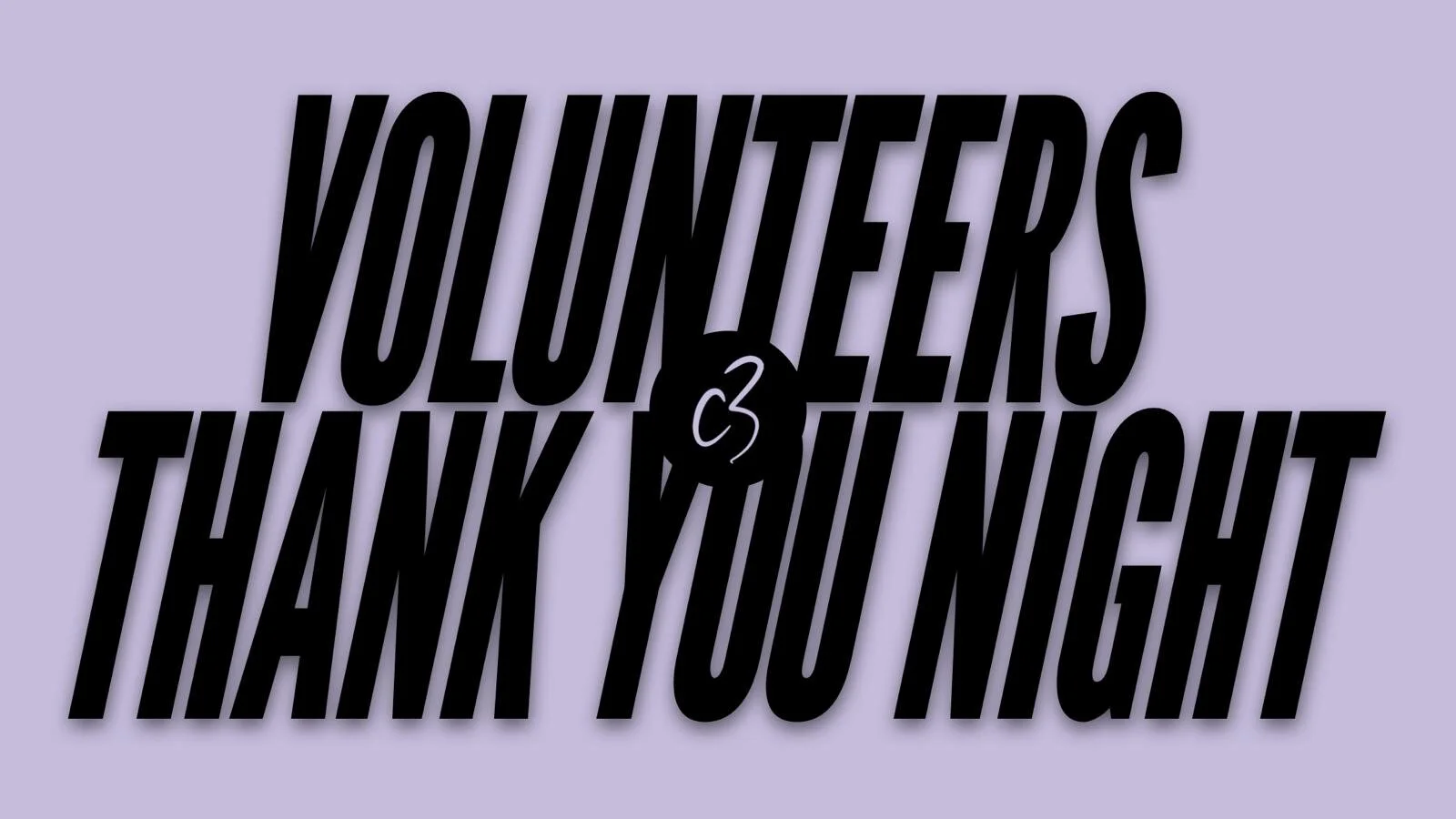 Volunteers Night