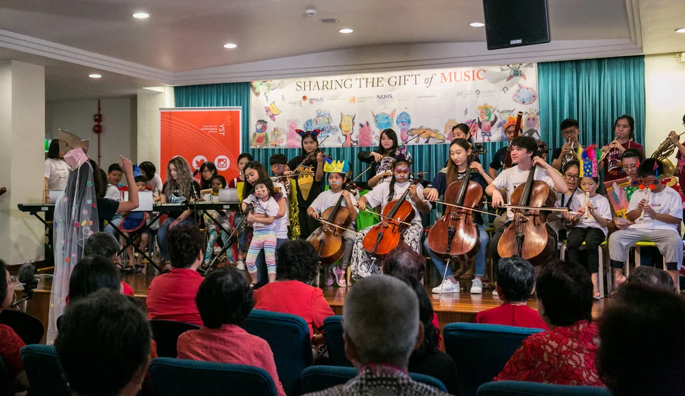 Above: YST Connects: Sharing Gifts through Music on 1 April 2017 at Alexandra Hospital