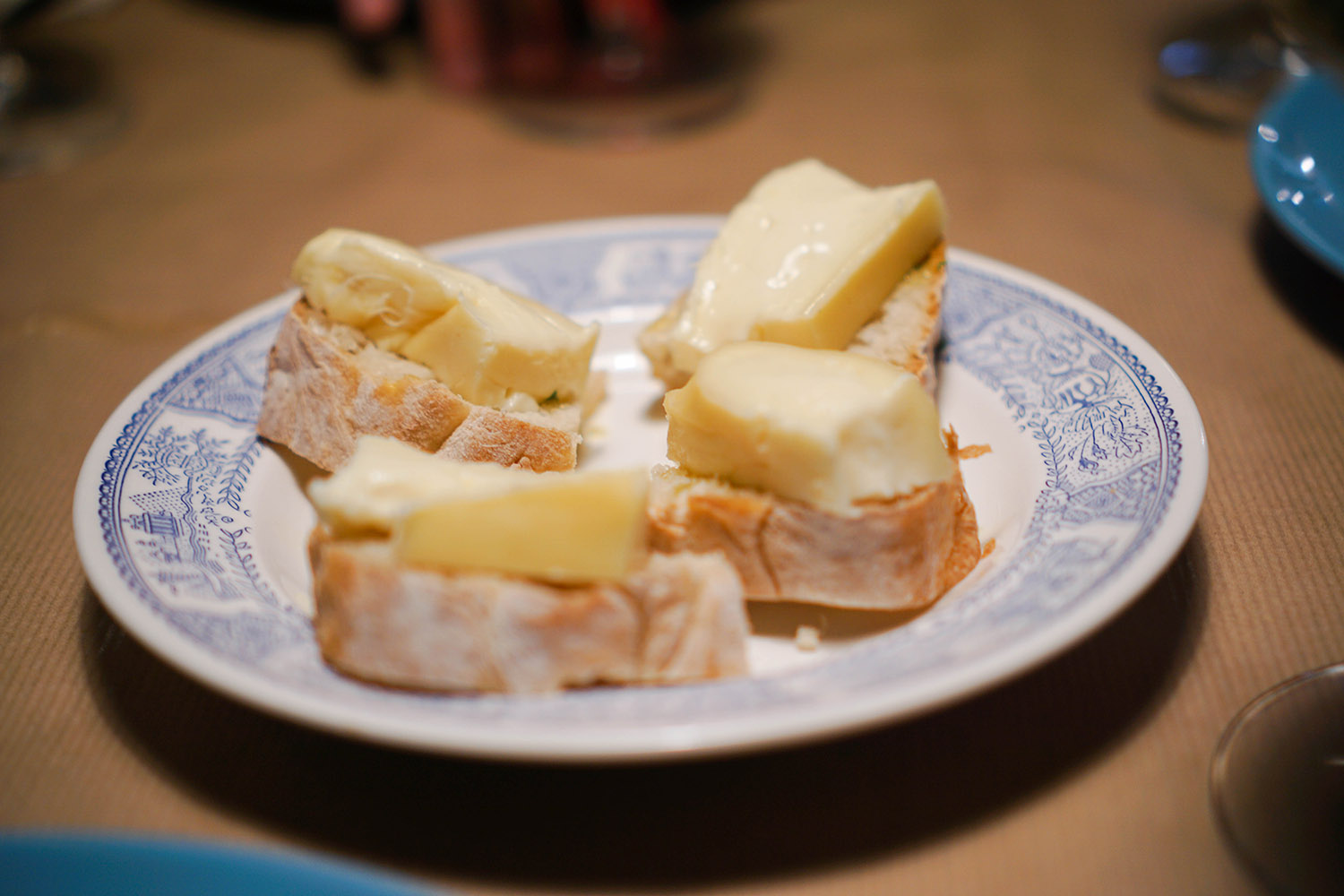 Bread with cheese from Arzúa